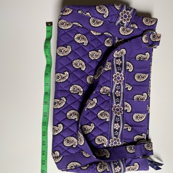 Vera Bradley Purple Paisley Shoulder Bag and Wallet - Picture 10 of 10